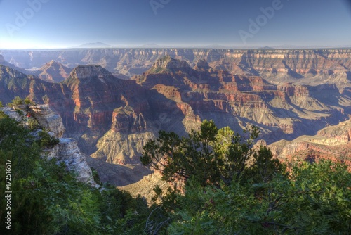 Bright Angel Point and the Grand Canyon