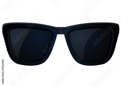 Dark sunglasses vector image