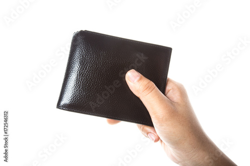 a wallet on the hand