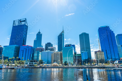オーストラリア パースの都市風景 © beeboys