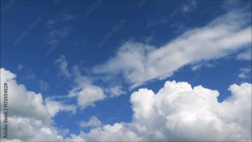 青空のタイムラプス 雲の動き 青空のタイムラプス 雲の動き