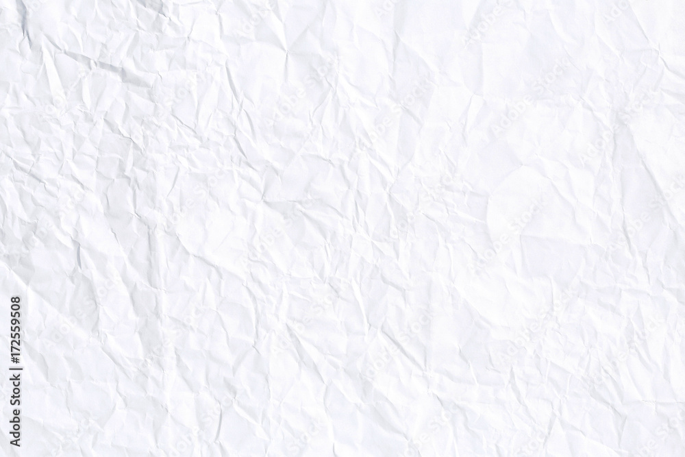 Crumpled white paper texture Crumpled white paper texture