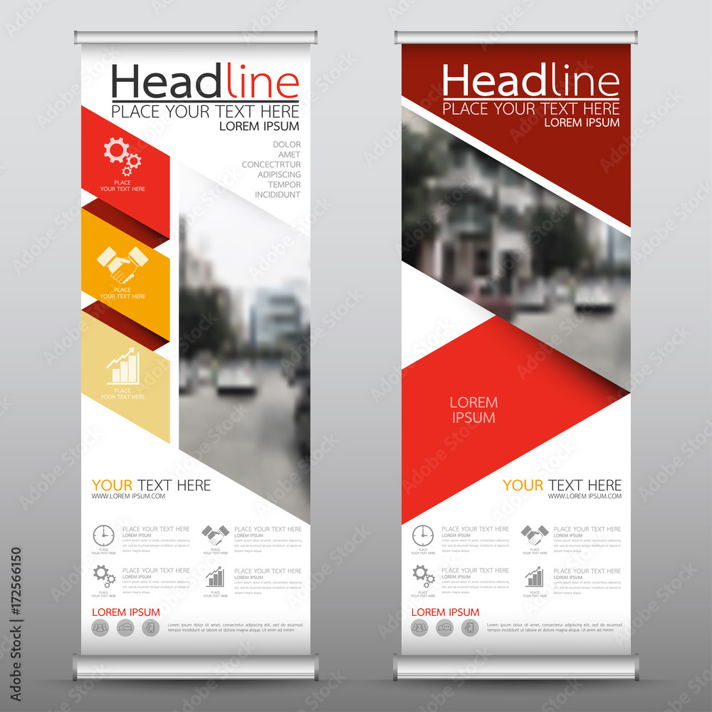 Roll up business banner design vertical template vector, cover presentation abstract geometric background, modern publication display and flag-banner, layout in rectangle size. Roll up business banner design vertical template vector, cover presentation abstract geometric background, modern publication display and flag-banner, layout in rectangle size.