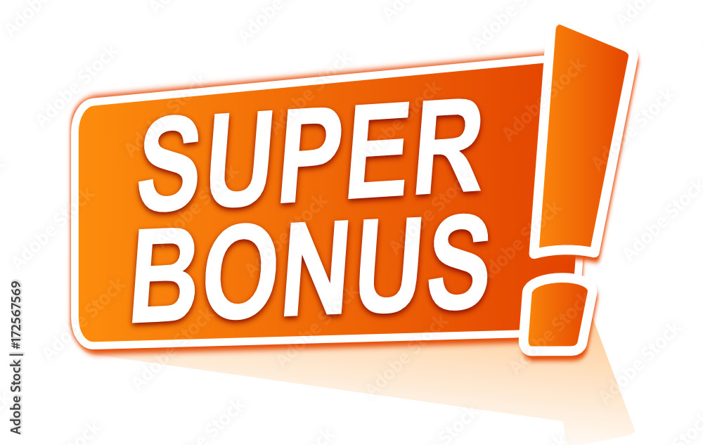 super bonus sur étiquette orange super bonus sur étiquette orange