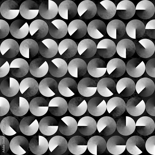 Abstract geometric black and white background