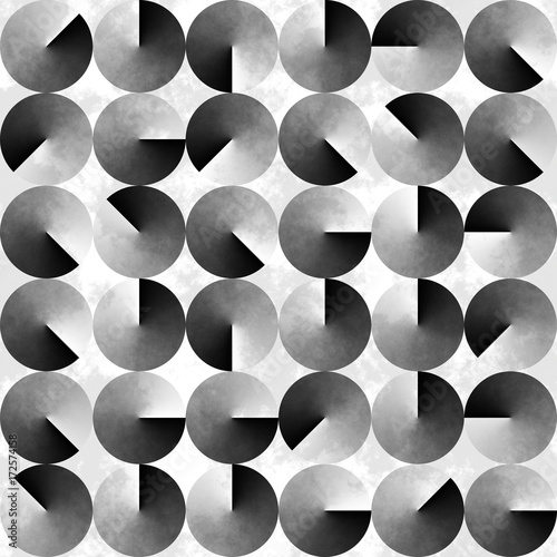 Abstract geometric black and white background