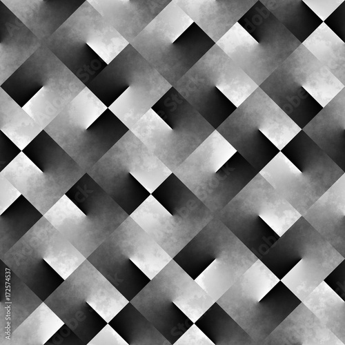 Abstract geometric black and white background