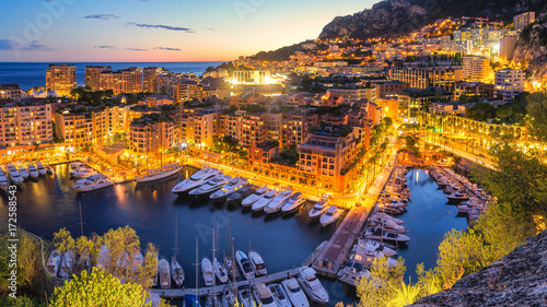 Monaco evening view photo