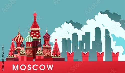 Russia Moscow poster