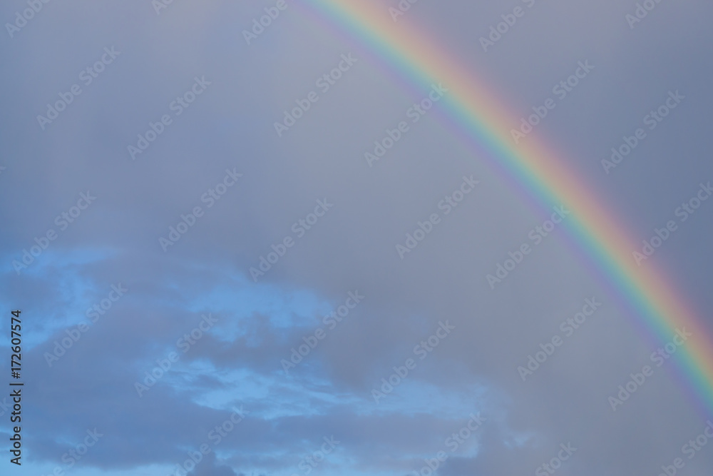 Rainbow in a cloudy sky Rainbow in a cloudy sky