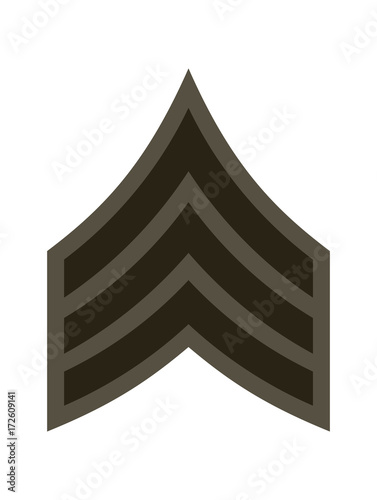 Military Ranks and Insignia. Stripes and Chevrons of Army