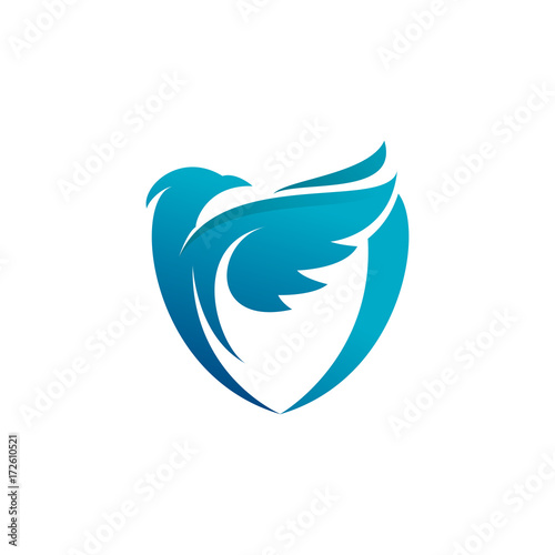 wing eagle shield logo