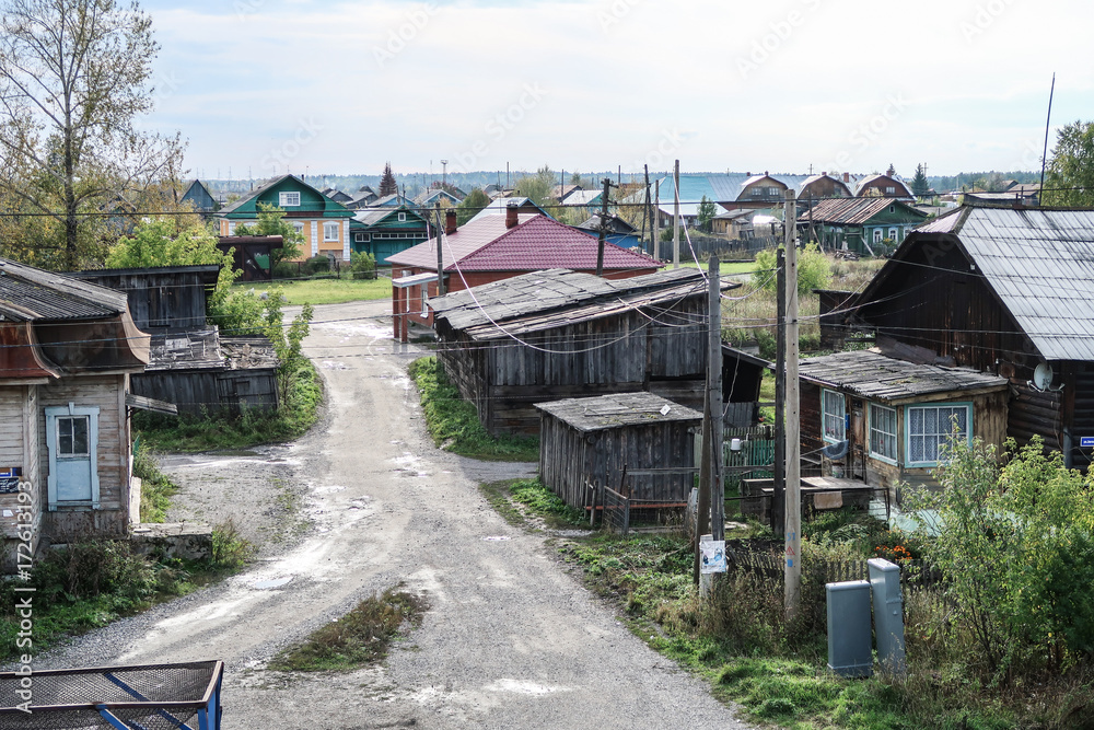 russia village transsiberian