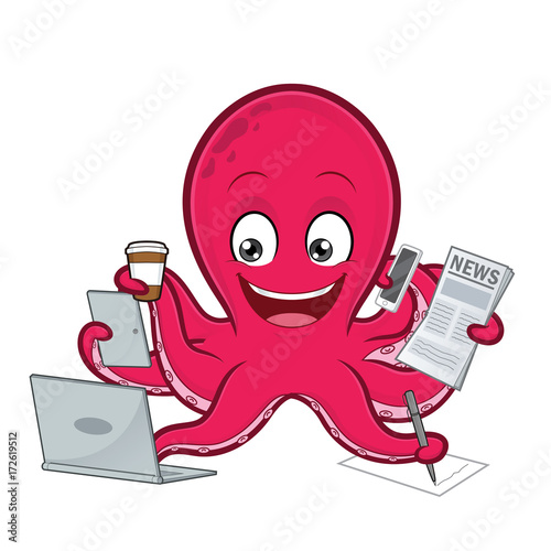 Octopus multitasking