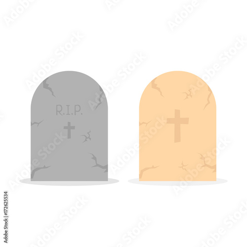 two simple tombstone icon
