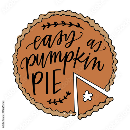 Easy as pumpkin pie
