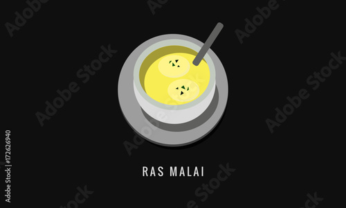 Ras Malai (Indian Sweet Dish Dessert)