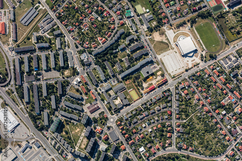 aerial view of the city center © mariusz szczygieł