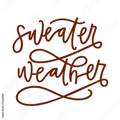 sweater weather