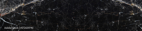 Fototapeta panorama tekstury czarne tło marmuru