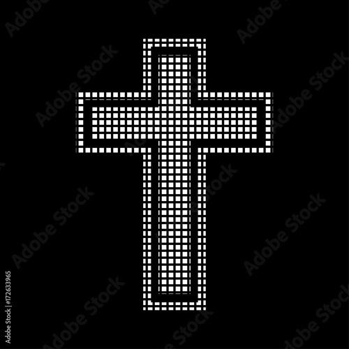 Pixel Icon - Kreuz - Glaube