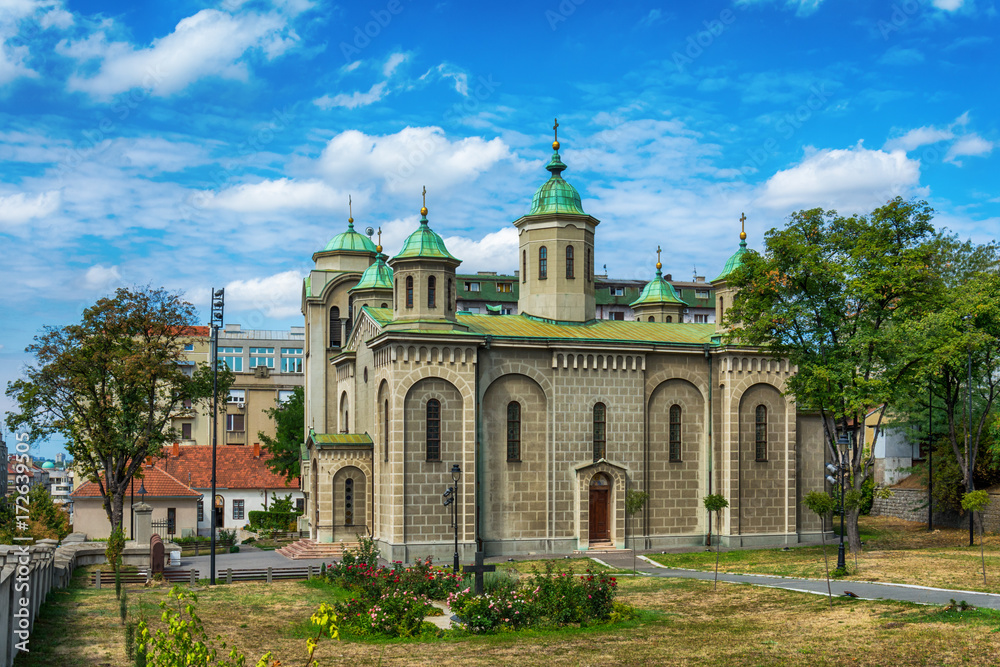Belgrade, Serbia 07/09/2017: Church of the Ascension, Belgrade