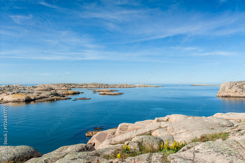 Beautiful landscape in Smogen, Gotaland, Sweden. Beautiful landscape in Smogen, Gotaland, Sweden.