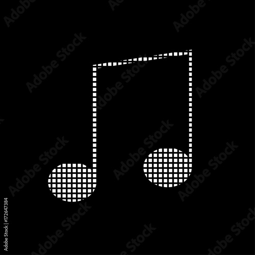 Pixel Icon - Noten - Achtelnote