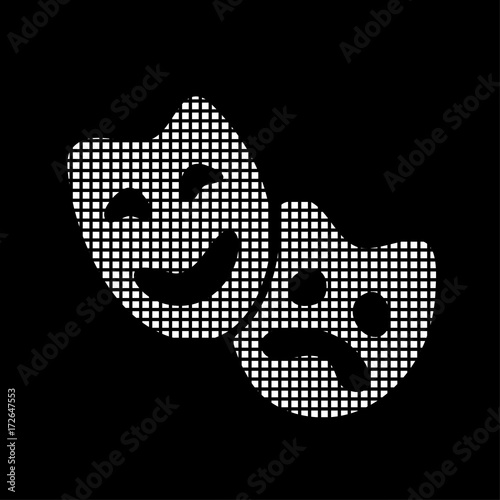 Pixel Icon - Masken - Karneval