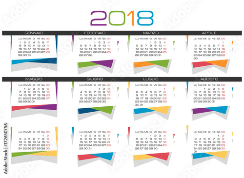 Calendario 2018