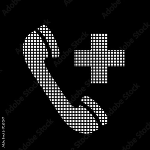 Pixel Icon - Telefon - Rettungsdienst