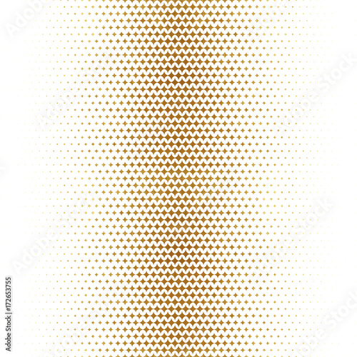 Golden halftone pattern