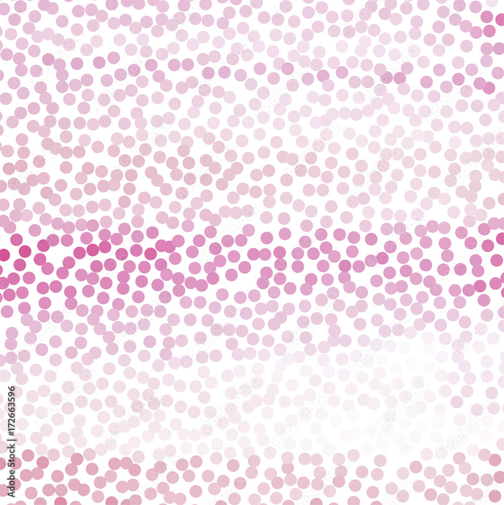 Pink gradient dotted pattern