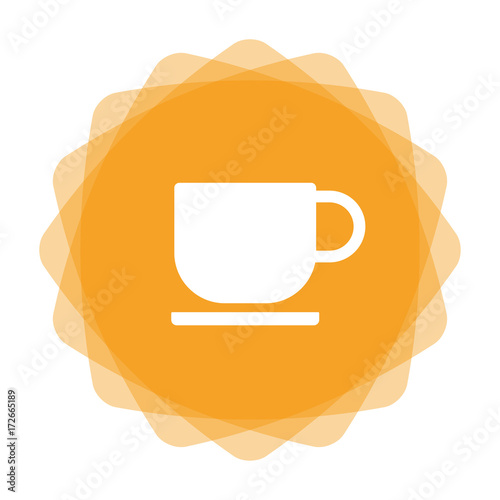 App Icon gelb - Kaffeetasse