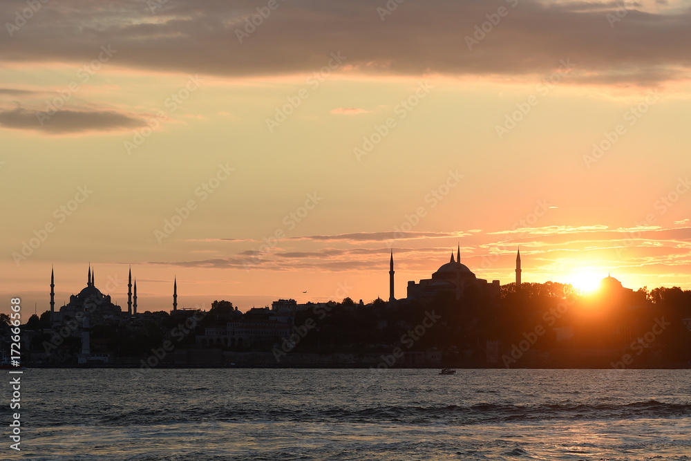 View of Istanbul in Turkey