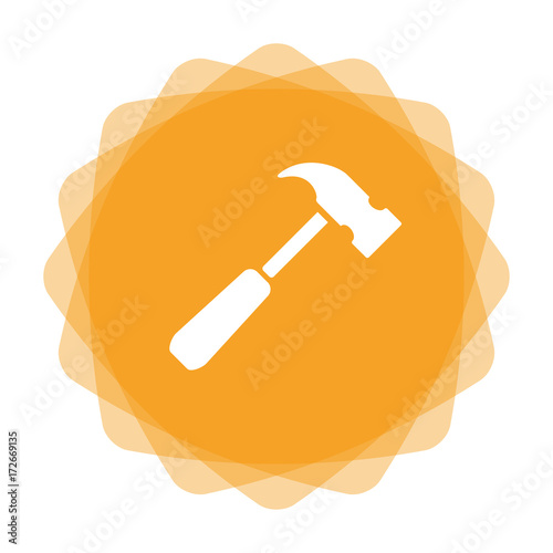 App Icon gelb - Hammer