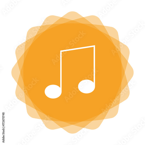 App Icon gelb - Achtelnote