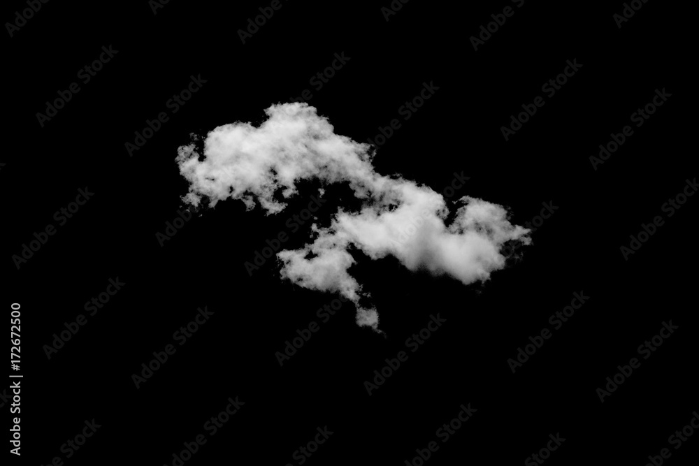 Clouds isolated on black baclground Clouds isolated on black baclground