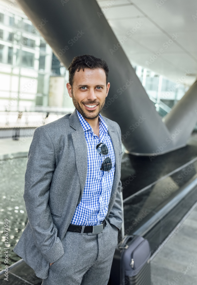 Portrait of a confident businessman in the city Portrait of a confident businessman in the city