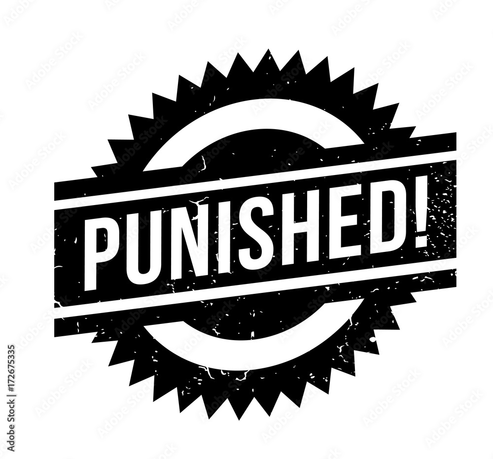 Punished rubber stamp. Grunge design with dust scratches. Effects can be easily removed for a clean, crisp look. Color is easily changed. Punished rubber stamp. Grunge design with dust scratches. Effects can be easily removed for a clean, crisp look. Color is easily changed.