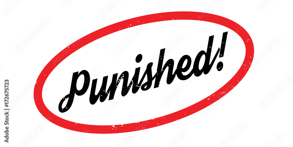 Punished rubber stamp. Grunge design with dust scratches. Effects can be easily removed for a clean, crisp look. Color is easily changed. Punished rubber stamp. Grunge design with dust scratches. Effects can be easily removed for a clean, crisp look. Color is easily changed.