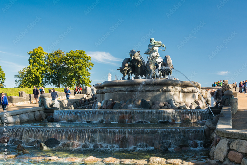 The Gefion Fountain in Copenhagen