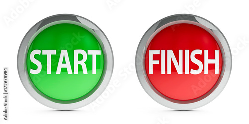Icons start & finish with highlight