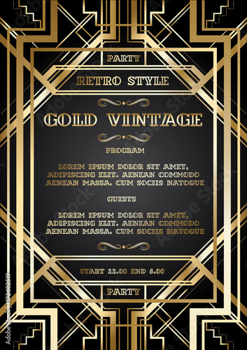 vector retro pattern for vintage party