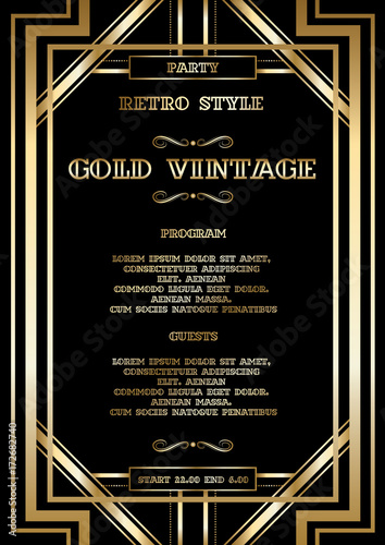vector retro pattern for vintage party