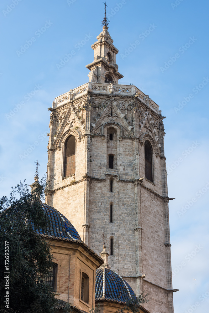 Micalet, Clocher de la cathédrale de Valence, Espagne
