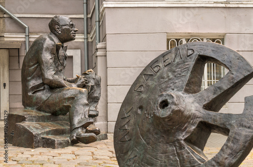 Monument to Isaak Babel the writer