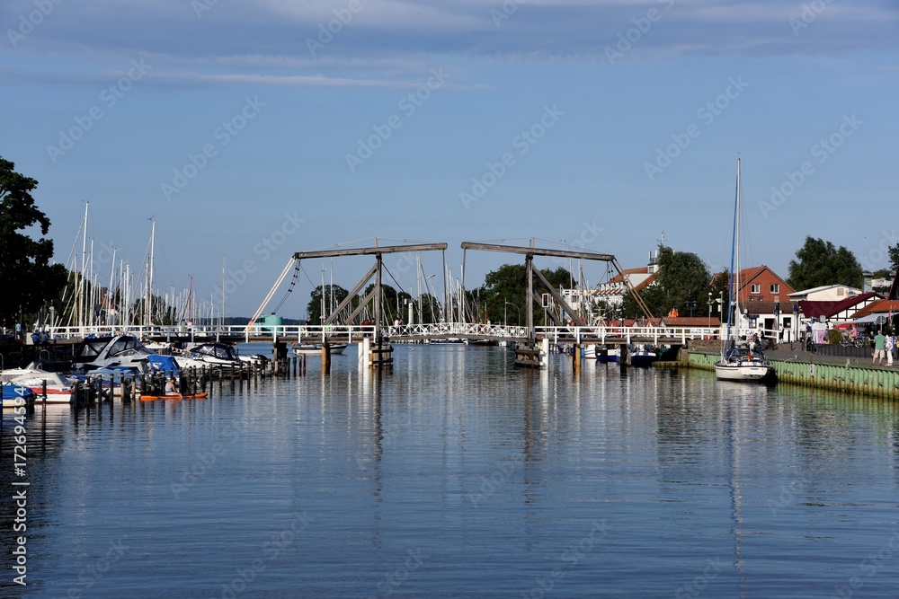 Historische Klappbrücke Greifswald-Wieck