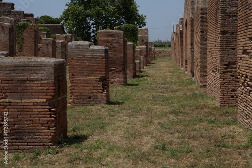 Ostia Antica Rome Italy.  photo