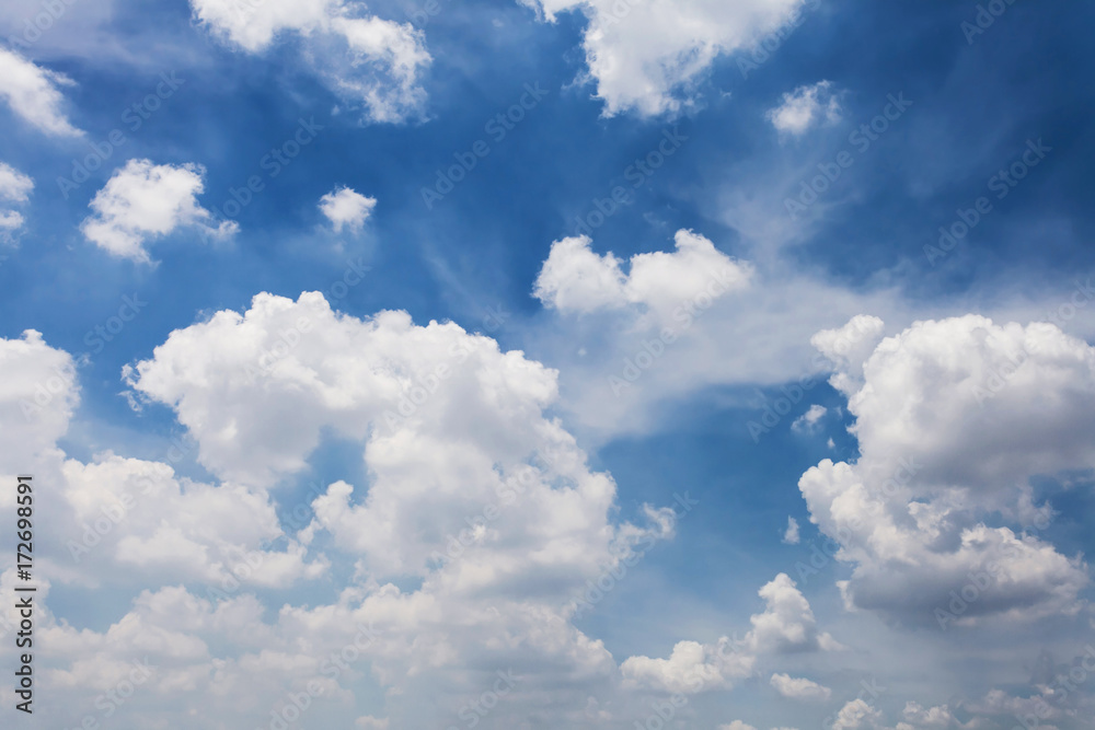 clouds in blue sky. The sky with clouds for background clouds in blue sky. The sky with clouds for background
